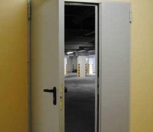 Porta multiuso da 1930(965+965) x 2610 RAL 7035 destra