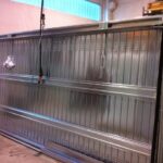 Porta basculante in acciaio da LT 4350 x HT 2150